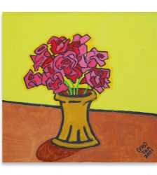 Flower Pot - Acrylic on Canvas