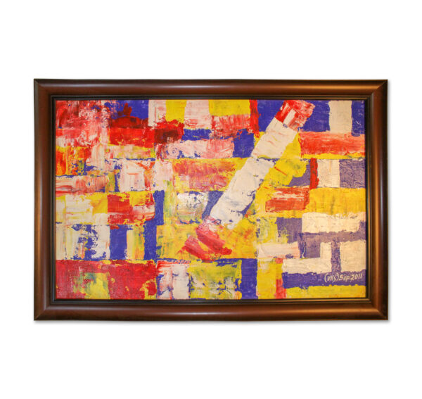 The Diagonal Line - Acrylic On canvas